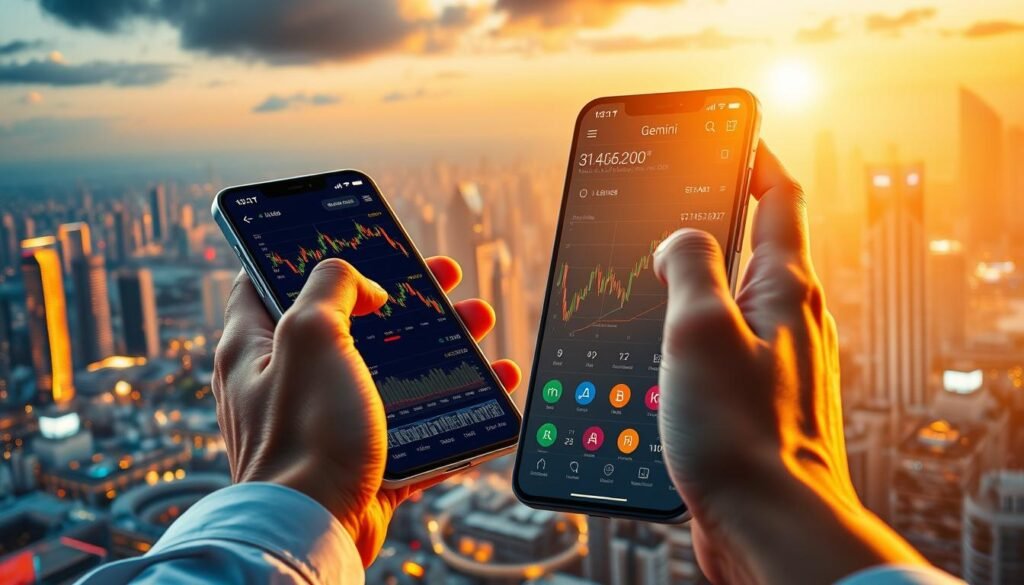 Gemini app trading